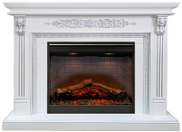 Каминокомплект Эльба 26 люкс белая